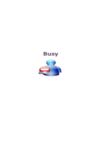 MSN Status Busy (Muško)
