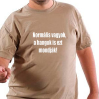  Normális vagyok, a hangok is ezt mondják! 