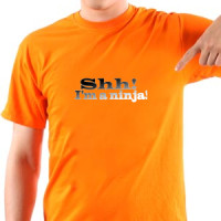  Shh! I'm a ninja! 
