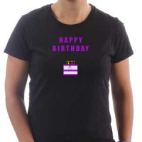  HAPPY BIRTHDAY PINK CAKE 