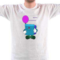  HAPPY BIRTHDAY BLUE PRESENT