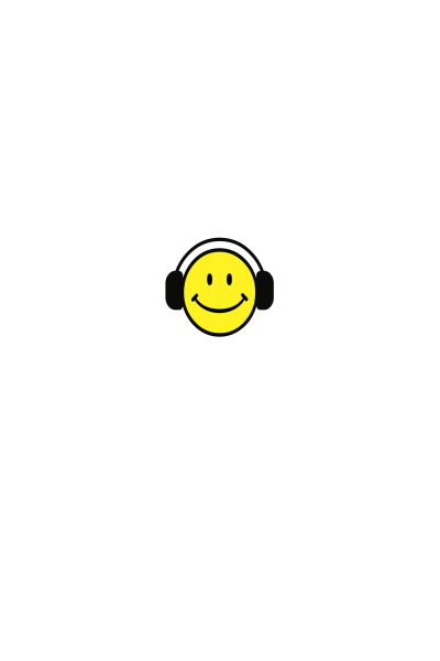 Smiley sa slusalicama Smiley sa slusalicama