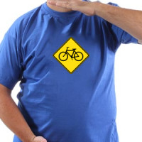  Yellow bike sign