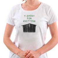  T-SHIRT FOR KNITTING