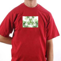  Green twisted flower
