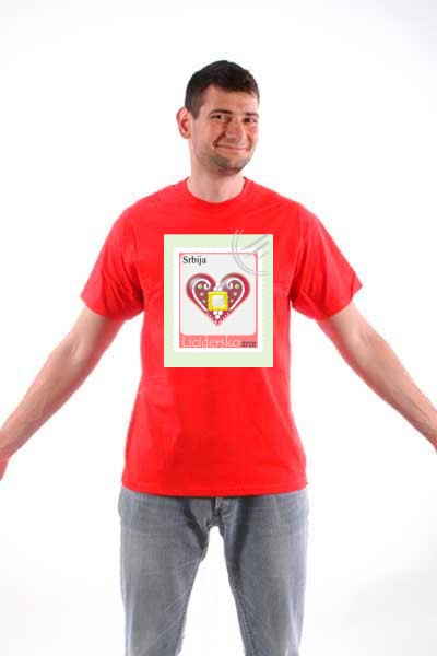 Majica Licidersko srce, poštanska marka
