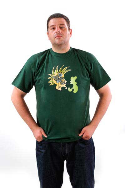 Majica Zeleni panker