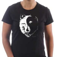 yin-yang dog majica