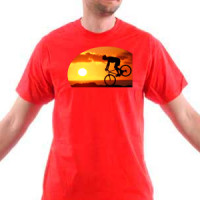 Sunset bike majica