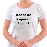 Hoćeš da ti operem šajbu majica