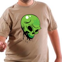 Green Skull 01 majica