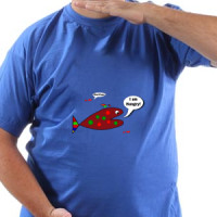 Funny fish majica
