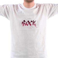Rock natpis majica