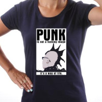 Punk it`s not fucking image it`s a way of life majica