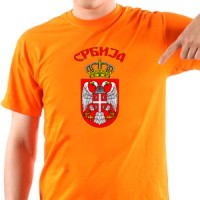 Srbija grb i natpis majica