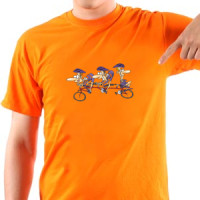 Cycling ... u begu, ili na točku ... majica