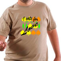 I vote for love majica