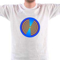 Optička varka leptira majica