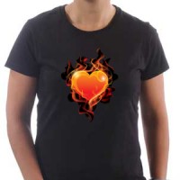 Flaming Heart majica