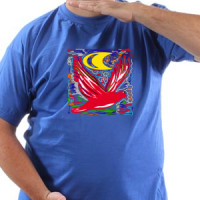 Crvena ptica u letu... majica