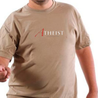 Atheist banner CRNA majica