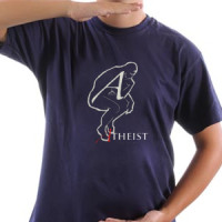 Atheist thinker CRNA majica