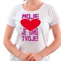 Moje srce majica Moje srce majica