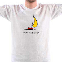 VIZIOshop - majica Come sail away