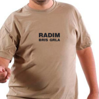 Radim bris grla majica