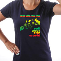 Bass roll over the world majica