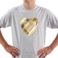 Golden heart majica