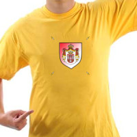Grb Srbije na štitu majica
