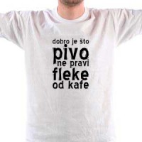 Pivo i fleke majica