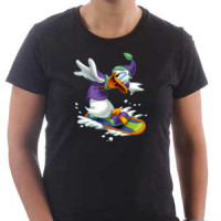 Donald Duck Snowboarding majica