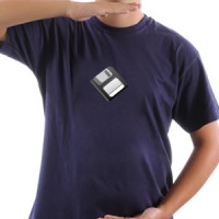 Floppy disc majica