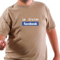Ja Zivim Facebook majica