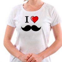 I love Mustache | Ja volim brkove | Brkovi majica