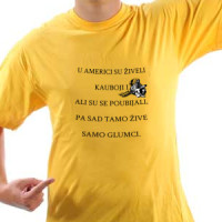 U Americi zive glumci majica U Americi zive glumci majica