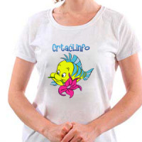 Crtaci.info - Flounder - Little Mermaid majica