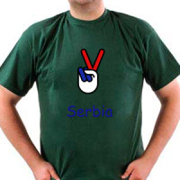 Peace Serbia. majica