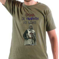 Srbija Srpski srbski Vitez majica