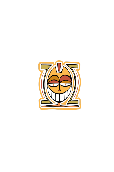 African Tribal Face