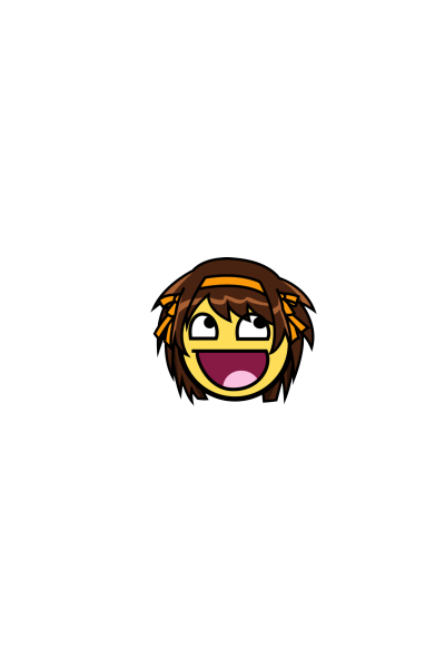 Afro Awesome smiley