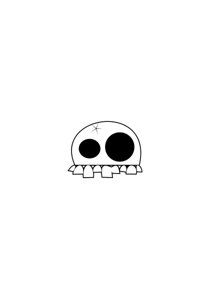 Broken skull