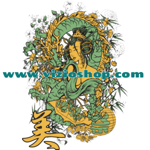 Geisha And Dragon