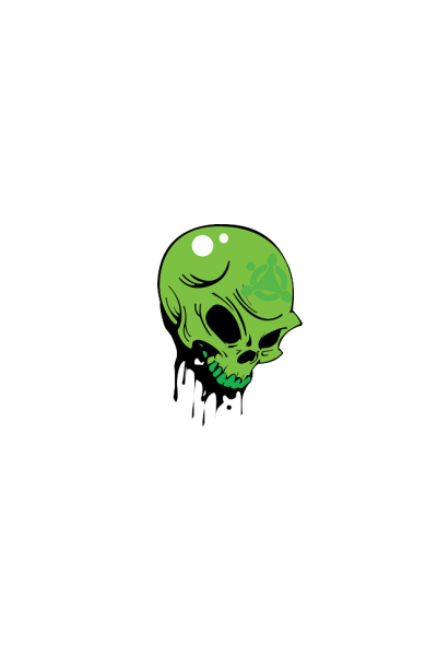 Green Skull 01
