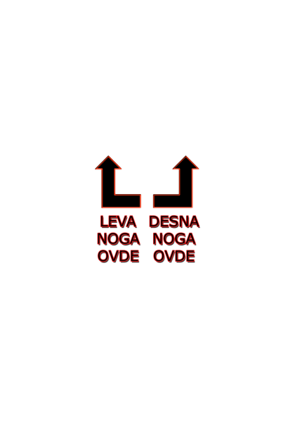Leva noga desna noga