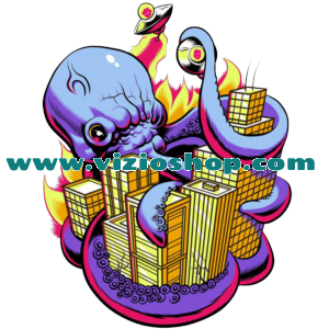 Octopus attack the city