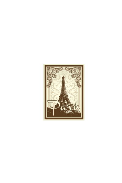 Paris Retro Poster