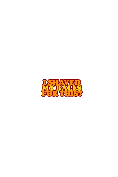 Shaved balls